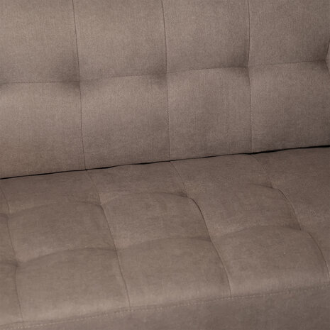 Lizzely Garden & Living Zitbank 2 zits Ghislaine bankje grijs bankstel 120cm stof bank Lizzely Garden & Living Zitbank 2 zits Ghislaine bankje grijs bankstel 120cm stof bank