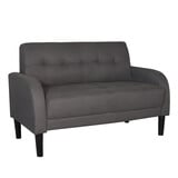 Lizzely Garden & Living Zitbank 2 zits Ghislaine bankje grijs bankstel 120cm stof bank Lizzely Garden & Living Zitbank 2 zits Ghislaine bankje grijs bankstel 120cm stof bank