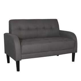 Lizzely Garden & Living Zitbank 2 zits Ghislaine bankje grijs bankstel 120cm stof bank Lizzely Garden & Living Zitbank 2 zits Ghislaine bankje grijs bankstel 120cm stof bank