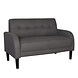 Lizzely Garden & Living Zitbank 2 zits Ghislaine bankje grijs bankstel 120cm stof bank Lizzely Garden & Living Zitbank 2 zits Ghislaine bankje grijs bankstel 120cm stof bank