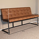 Lizzely Garden & Living Eetkamerbank 160cm Vito bruin microvezel