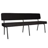 Lizzely Garden & Living Eetkamerbank 180cm Wendy zwart stof Lizzely Garden & Living Eetkamerbank 180cm Wendy zwart stof