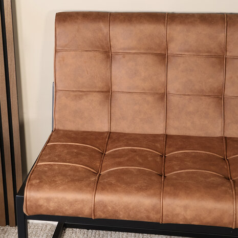 Lizzely Garden & Living Eetkamerbank 180cm Vito bruin microvezel