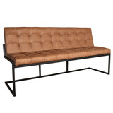Lizzely Garden & Living Eetkamerbank 180cm Vito bruin microvezel