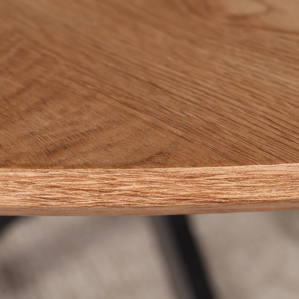 Eettafel rond Ronsi bruin 140cm ronde tafel