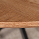 Lizzely Garden & Living Eettafel rond Ronsi bruin 140cm ronde tafel