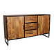 Lizzely Garden & Living Dressoir mangohout Daan ladekast industrieel 150cm duurzaam mango kast Lizzely Garden & Living Dressoir mangohout Daan ladekast industrieel 150cm duurzaam mango kast