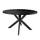 Lizzely Garden & Living Eettafel rond melamine 130cm Sanne zwart ronde tafel Lizzely Garden & Living Eettafel rond melamine 130cm Sanne zwart ronde tafel