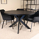 Lizzely Garden & Living Eettafel rond melamine 130cm Sanne zwart ronde tafel Lizzely Garden & Living Eettafel rond melamine 130cm Sanne zwart ronde tafel