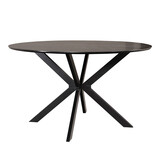 Lizzely Garden & Living Eettafel rond Ronsi zwart 130cm ronde tafel Lizzely Garden & Living Eettafel rond Ronsi zwart 130cm ronde tafel