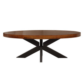 Lizzely Garden & Living Salontafel ovaal mangohout 130cm Jimmy bruin Lizzely Garden & Living Salontafel ovaal mangohout 130cm Jimmy bruin