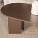 Lizzely Garden & Living Salontafel Japandi ovaal walnoot melamine 120cm Hano Lizzely Garden & Living Salontafel Japandi ovaal walnoot melamine 120cm Hano