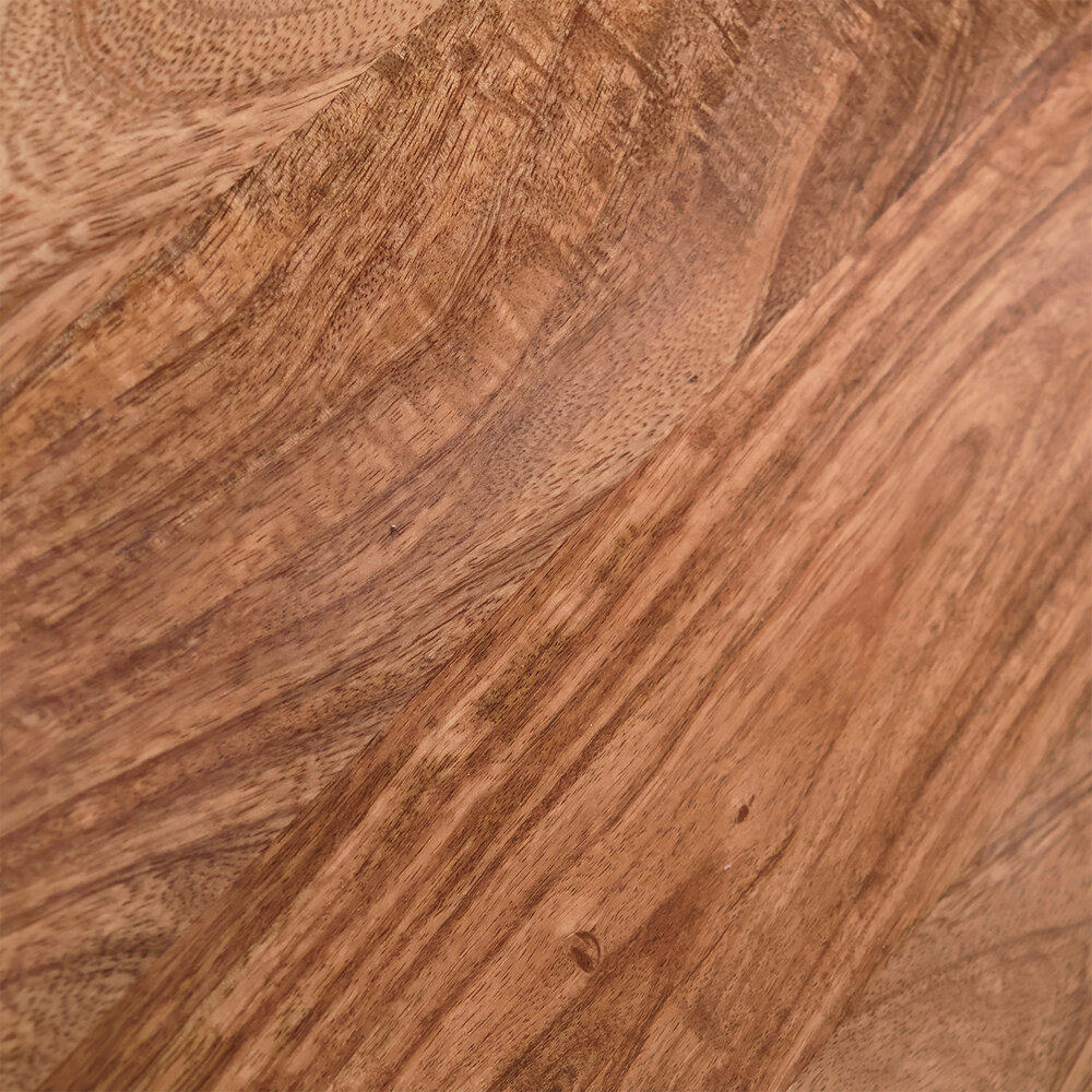 Salontafel deens ovaal mangohout 120cm Livy zwart Salontafel deens ovaal mangohout 120cm Livy zwart