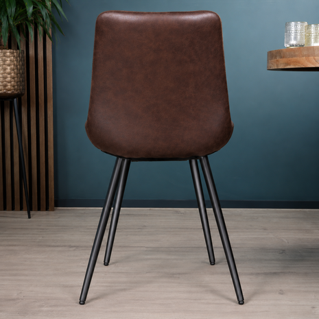 Lizzely Garden & Living Eetkamerstoel Susta bruin microvezel eetstoel Lizzely Garden & Living Eetkamerstoel Susta bruin microvezel eetstoel
