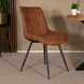 Lizzely Garden & Living Eetkamerstoel Susta cognac microvezel eetstoel Lizzely Garden & Living Eetkamerstoel Susta cognac microvezel eetstoel