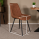 Lizzely Garden & Living Eetkamerstoel Susta cognac microvezel eetstoel Lizzely Garden & Living Eetkamerstoel Susta cognac microvezel eetstoel