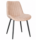 Eetkamerstoel Susta taupe chenille eetstoel Eetkamerstoel Susta taupe chenille eetstoel
