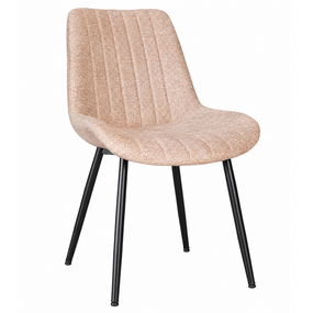 Lizzely Garden & Living Eetkamerstoel Susta taupe chenille eetstoel Lizzely Garden & Living Eetkamerstoel Susta taupe chenille eetstoel