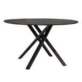 Lizzely Garden & Living Eettafel rond Ronsi Antoinette zwart 130cm ronde tafel Lizzely Garden & Living Eettafel rond Ronsi Antoinette zwart 130cm ronde tafel