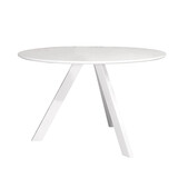 Lizzely Garden & Living Eettafel rond Ronsi wit 120cm ronde tafel