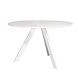 Lizzely Garden & Living Eettafel rond Ronsi wit 120cm ronde tafel