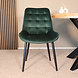 Lizzely Garden & Living Eetkamerstoel De Vince donkergroen velvet eetstoel