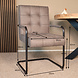 Lizzely Garden & Living Eetkamerstoel met armleuning Indy antraciet microvezel eetstoel Lizzely Garden & Living Eetkamerstoel met armleuning Indy antraciet microvezel eetstoel