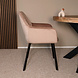 Lizzely Garden & Living Eetkamerstoel met armleuning Yurgan velvet champagne eetstoel Lizzely Garden & Living Eetkamerstoel met armleuning Yurgan velvet champagne eetstoel