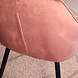 Lizzely Garden & Living Eetkamerstoel met armleuning Darcio roze velvet eetstoel