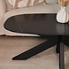 Lizzely Garden & Living Salontafel deens ovaal 120cm Elif marmerlook zwart Lizzely Garden & Living Salontafel deens ovaal 120cm Elif marmerlook zwart