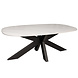 Lizzely Garden & Living Salontafel deens ovaal 120cm Elif marmerlook wit Lizzely Garden & Living Salontafel deens ovaal 120cm Elif marmerlook wit