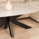 Lizzely Garden & Living Salontafel deens ovaal 120cm Elif marmerlook wit Lizzely Garden & Living Salontafel deens ovaal 120cm Elif marmerlook wit