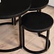 Lizzely Garden & Living Salontafel 3delig mangohout zwart Jaell industrieel massief hout duurzaam mango Lizzely Garden & Living Salontafel 3delig mangohout zwart Jaell industrieel massief hout duurzaam mango