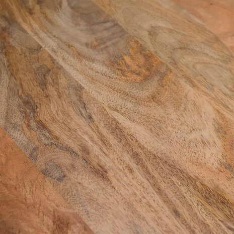 Lizzely Garden & Living Salontafel rond 3delig lichtbruin mangohout Jaell