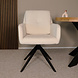 Lizzely Garden & Living Eetkamerstoel draaibaar Lieve ribstof wit draaibare eetstoel Lizzely Garden & Living Eetkamerstoel draaibaar Lieve ribstof wit draaibare eetstoel