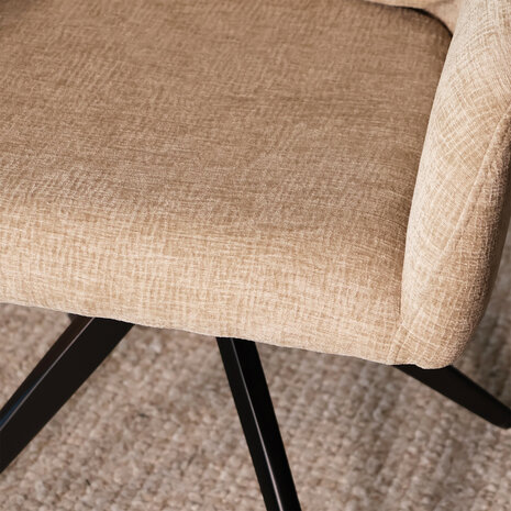 Lizzely Garden & Living Eetkamerstoel draaibaar Lieve taupe draaibare eetstoel Lizzely Garden & Living Eetkamerstoel draaibaar Lieve taupe draaibare eetstoel