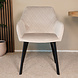 Lizzely Garden & Living Eetkamerstoel met armleuning Yurgan velvet taupe Lizzely Garden & Living Eetkamerstoel met armleuning Yurgan velvet taupe