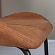 Lizzely Garden & Living Eetkamerstoel Yara met handgreep cognac microvezel eetstoel industrieel Lizzely Garden & Living Eetkamerstoel Yara met handgreep cognac microvezel eetstoel industrieel