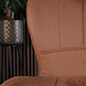 Lizzely Garden & Living Eetkamerstoel Yara met handgreep cognac microvezel eetstoel industrieel Lizzely Garden & Living Eetkamerstoel Yara met handgreep cognac microvezel eetstoel industrieel