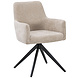 Lizzely Garden & Living Eetkamerstoel draaibaar met armleuning Nola taupe