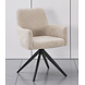 Lizzely Garden & Living Eetkamerstoel draaibaar met armleuning Nola taupe
