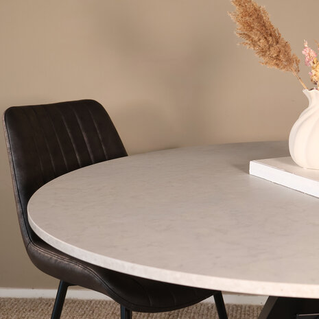Lizzely Garden & Living Eettafel rond Ronsi grijs 120cm ronde tafel Lizzely Garden & Living Eettafel rond Ronsi grijs 120cm ronde tafel
