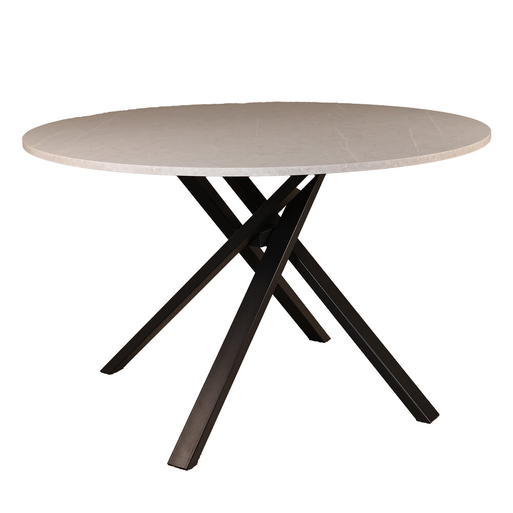 Eettafel rond Ronsi grijs 120cm ronde tafel Eettafel rond Ronsi grijs 120cm ronde tafel