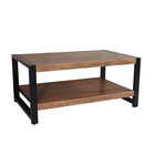 Salontafel rechthoekig walnoot mangohout 100cm Lotus
