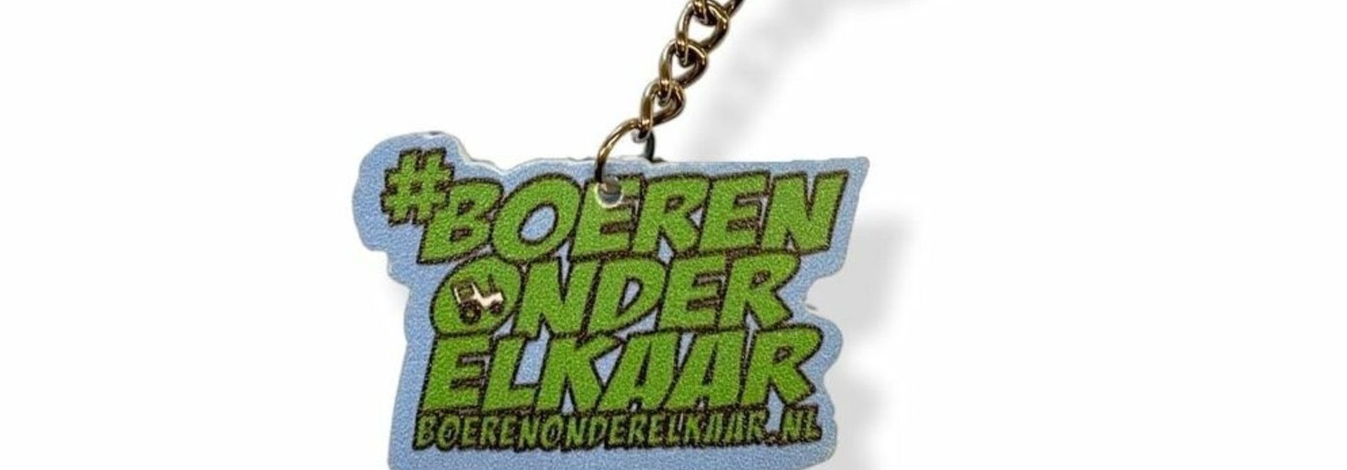 Sleutelhanger - #boerenonderelkaar