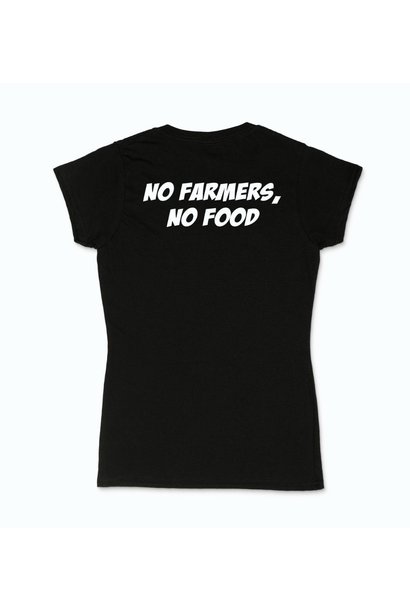 Vrouwen T-shirt - No farmers, No food