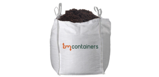 BM Containers 1m³ Bigbag gezeefde grond