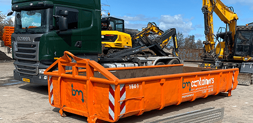 BM Containers 15m³ Container houtafval