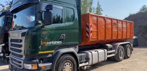BM Containers 15m³ Container houtafval  - wisselen