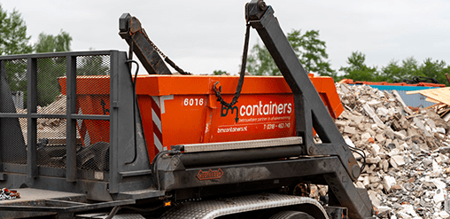 BM Containers 6m³ Houtafval container - wisselen